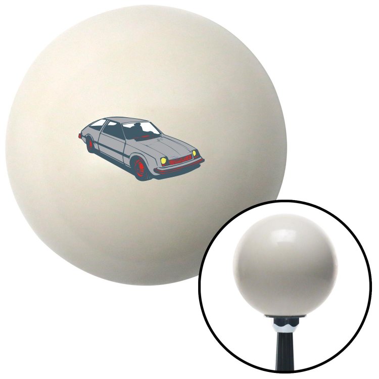 Hatchback Grey Ivory Shift Knob W M16x1 5 Insert Shifter Auto Manual Custom Automatic Universal 3 4 5 6 Speed Transfer Case Brody Suicide Close Ratio