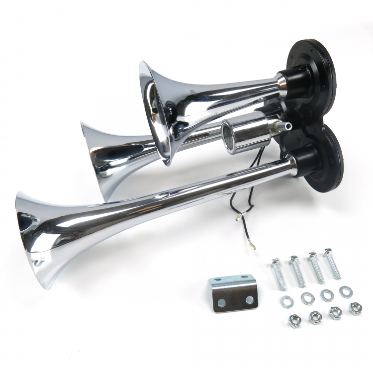 Trigger Horns The Duke 3 Trumpet High Output Train Horn with Valve