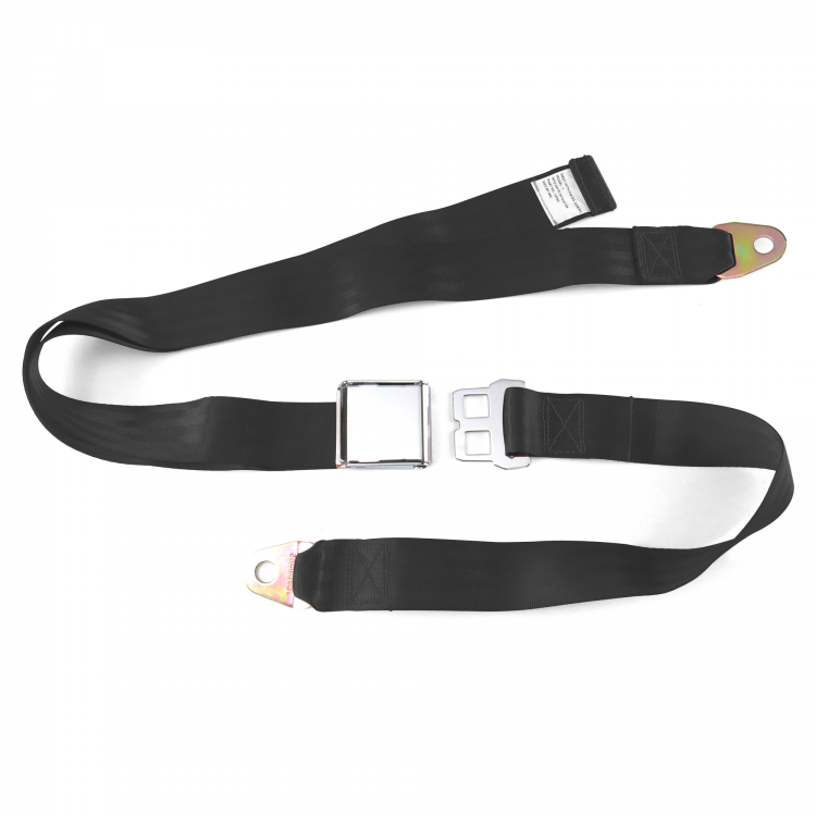 Seat belt clip - set of 2 pieces black - PAT Europe