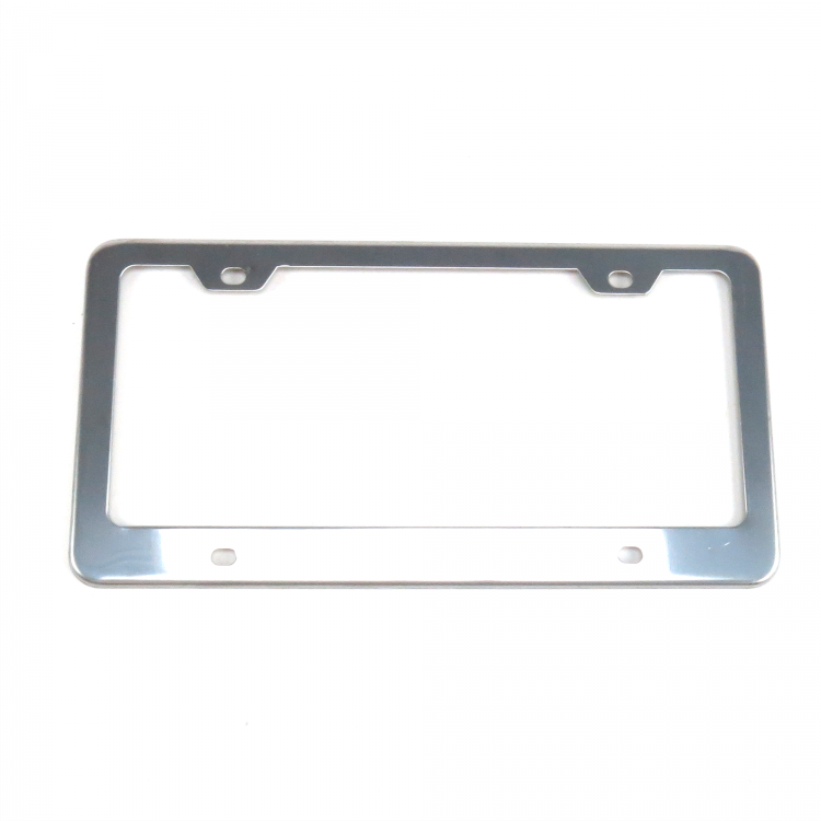 Bright Chrome License Plate Frame