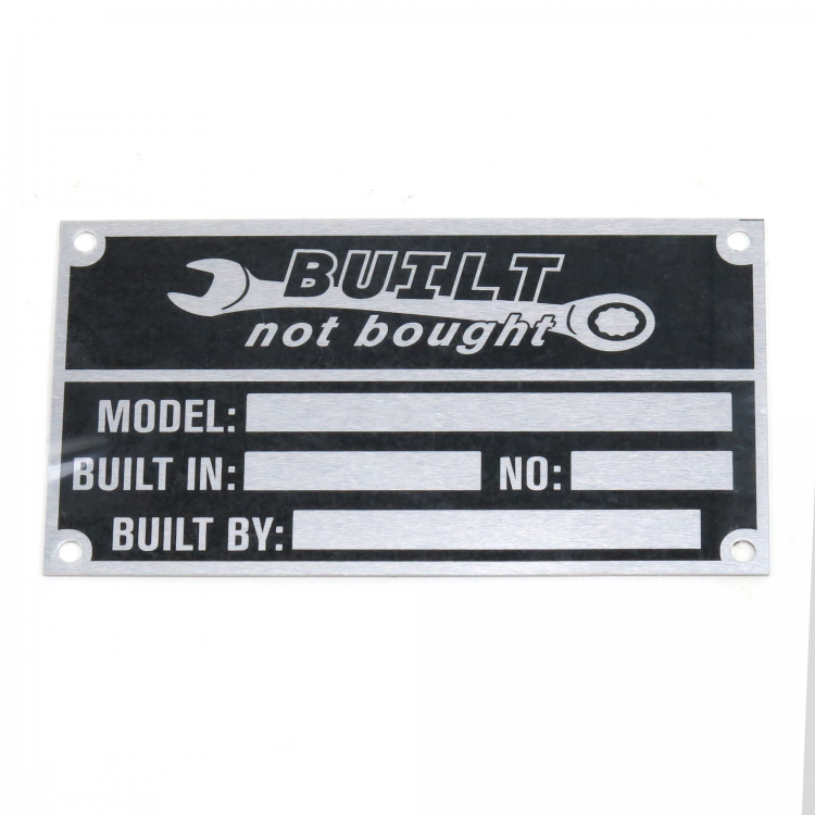  Custom Engraved Aluminum Vin Tag ID Plate : Automotive