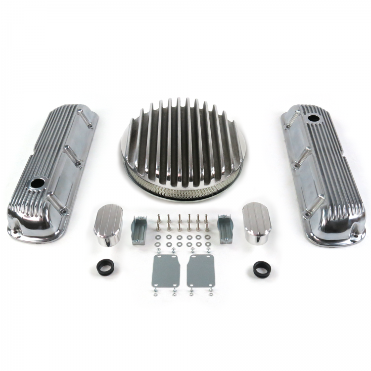 SBF 14” Deep Round/Finned Engine Dress Up kit~w/ Breathers (No PCV) 289 ...