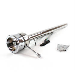 Roadster Column Stainless 2.5" Drop 9 Hole  - Part Number: HEXXX0259X0