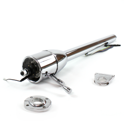 Tilt Column Chrome - Floor Shift FLR MNT 2.5" Drop  - Part Number: HEXCC2XXX125XX0