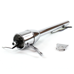 Tilt Column Chrome - Floor Shift 2.5" Drop  - Part Number: HEXCC2XXX025XX0