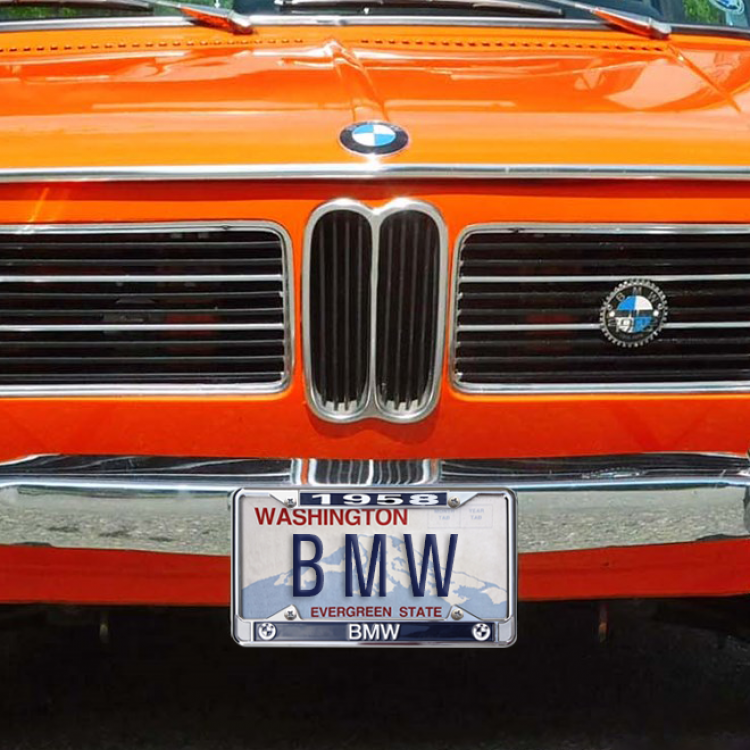 classic car license plate frames