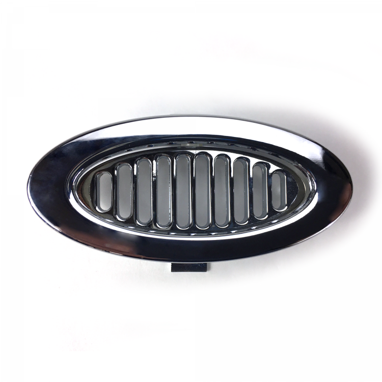 Billet Chrome Oval AC Air Conditioning Heater Dash Vent Universal Hood  Louver | johnnylawmotors.com