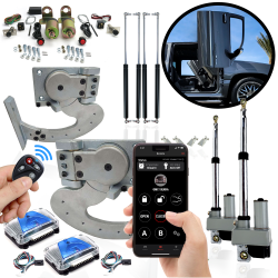 90 Degree Remote Control Automated Lambo Vertical Door Hinge Conversion Kit Set - Part Number: AUTUDSDX90