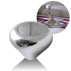 Polished Aluminum Nostalgic Custom Shift Knob - Automatic Adjustable - PRND21 - Part Number: ASCSN13006