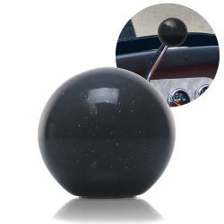 Black Translucent Metal Flake Old Skool Retro Vintage Style Shift Knob - Insert - Part Number: ASCSN08005