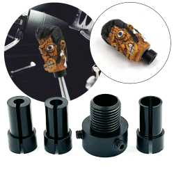 Universal Shift Knob Adapter with Set Screws For Thread-less Shift Arm M16 x 1.5 - Part Number: ASCAD30